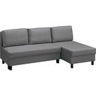 左右組み換え可能のカウチタイプソファベッド(BV02 DGY) 9枚目画像