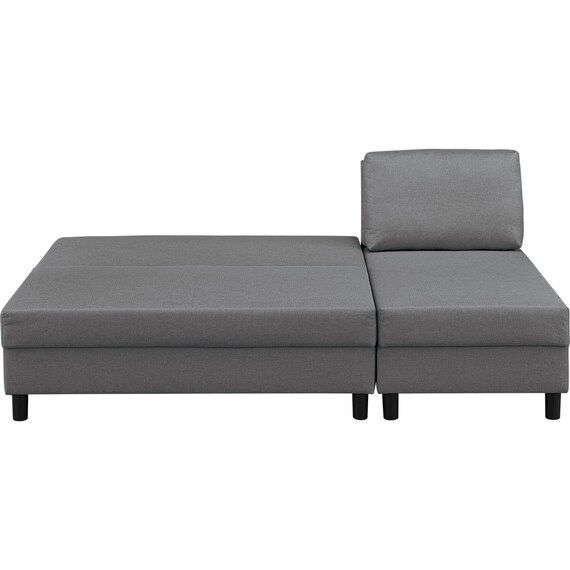 左右組み換え可能のカウチタイプソファベッド(BV02 DGY) 14枚目画像