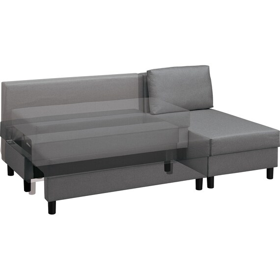 左右組み換え可能のカウチタイプソファベッド(BV02 DGY) 15枚目画像