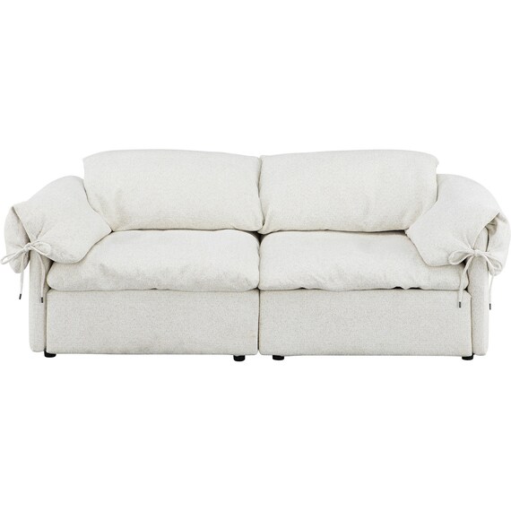 3人掛けソファ 布張りタイプ(YH02 LGY) 2枚目画像