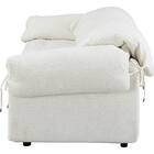 3人掛けソファ 布張りタイプ(YH02 LGY) 3枚目画像