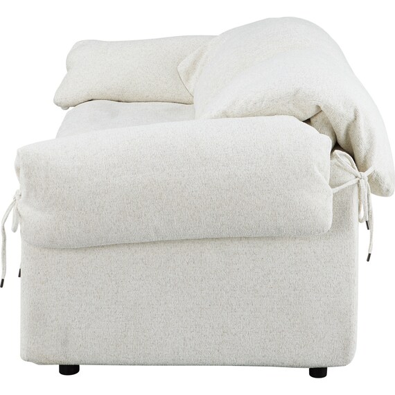 3人掛けソファ 布張りタイプ(YH02 LGY) 3枚目画像