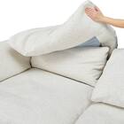 3人掛けソファ 布張りタイプ(YH02 LGY) 7枚目画像