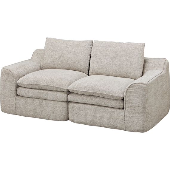 3人掛けソファ 布張りタイプ(ZN01 BE) 1枚目画像