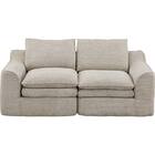 3人掛けソファ 布張りタイプ(ZN01 BE) 2枚目画像