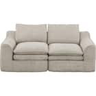 3人掛けソファ 布張りタイプ(ZN01 BE) 2枚目画像