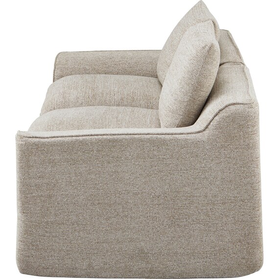 3人掛けソファ 布張りタイプ(ZN01 BE) 3枚目画像