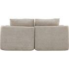 3人掛けソファ 布張りタイプ(ZN01 BE) 4枚目画像