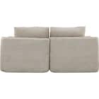 3人掛けソファ 布張りタイプ(ZN01 BE) 4枚目画像