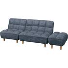 3人掛けソファベッド 布張りタイプ (BH01 DGY) 1枚目画像