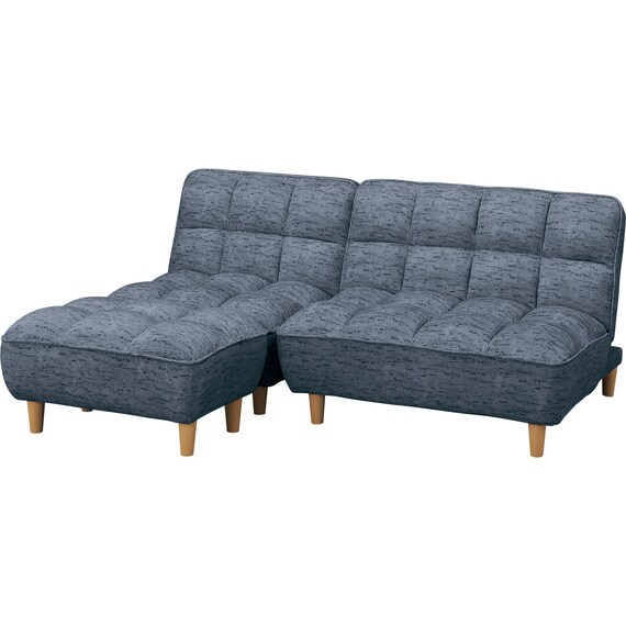 3人掛けソファベッド 布張りタイプ (BH01 DGY) 2枚目画像