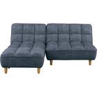 3人掛けソファベッド 布張りタイプ (BH01 DGY) 4枚目画像