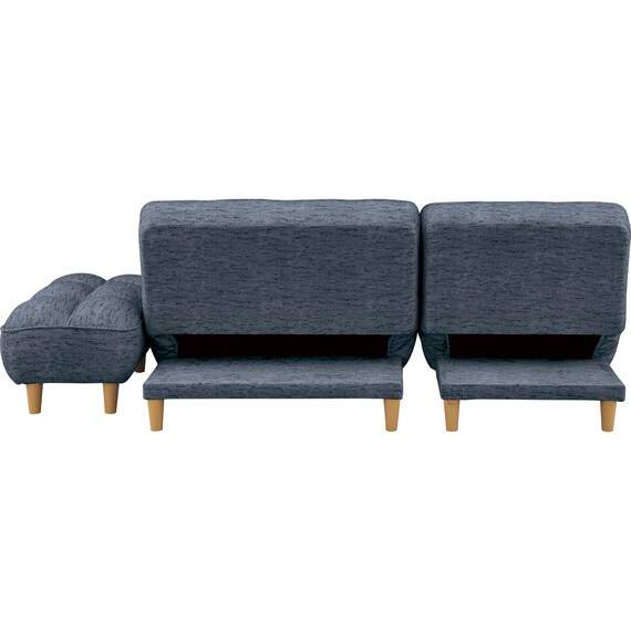 3人掛けソファベッド 布張りタイプ (BH01 DGY) 7枚目画像