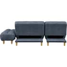 3人掛けソファベッド 布張りタイプ (BH01 DGY) 7枚目画像