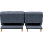 3人掛けソファベッド 布張りタイプ (BH01 DGY) 8枚目画像