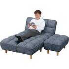 3人掛けソファベッド 布張りタイプ (BH01 DGY) 12枚目画像