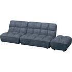 3人掛けソファベッド 布張りタイプ (BH01 DGY) 14枚目画像