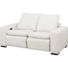 2人掛けリクライニングソファ 布張りタイプ(T06 IV) 1枚目画像