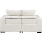 2人掛けリクライニングソファ 布張りタイプ(T06 IV) 3枚目画像