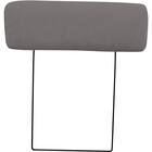 収納タイプ カウチソファ 布張りタイプ + ヘッドレスト1個セット (ノアーク3 右カウチ DGY) 10枚目画像