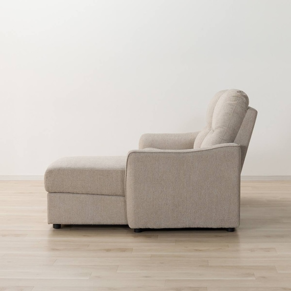 2人掛け電動リクライニングソファ 布張りタイプ(HE02N 左カウチ MO) 8枚目画像