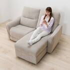 2人掛け電動リクライニングソファ 布張りタイプ(HE02N 左カウチ MO) 15枚目画像