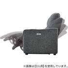 2人掛け両電動リクライニングソファ 布張りタイプ(HE02N DGY) 6枚目画像
