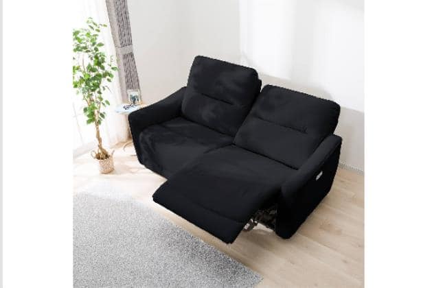 3Pﾘｸﾗｲﾆﾝｸﾞｿﾌｧ HE02N NS BK | ニトリネット【公式】 家具・インテリア通販
