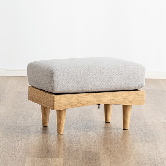 組み合わせできるソファ4点セット (FLX ライトグレー / ナチュラル) 10枚目画像