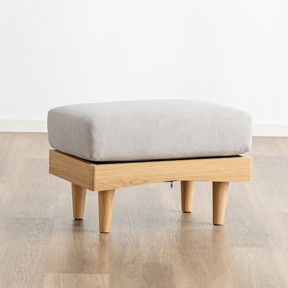 組み合わせできるソファ4点セット (FLX ライトグレー / ナチュラル) 10枚目画像