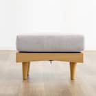 組み合わせできるソファ4点セット (FLX ライトグレー / ナチュラル) 11枚目画像