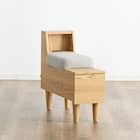 組み合わせできるソファ4点セット (FLX ライトグレー / ナチュラル) 14枚目画像