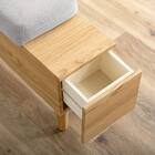 組み合わせできるソファ4点セット (FLX ライトグレー / ナチュラル) 15枚目画像