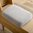 組み合わせできるソファ4点セット (FLX ライトグレー / ナチュラル) 17枚目画像