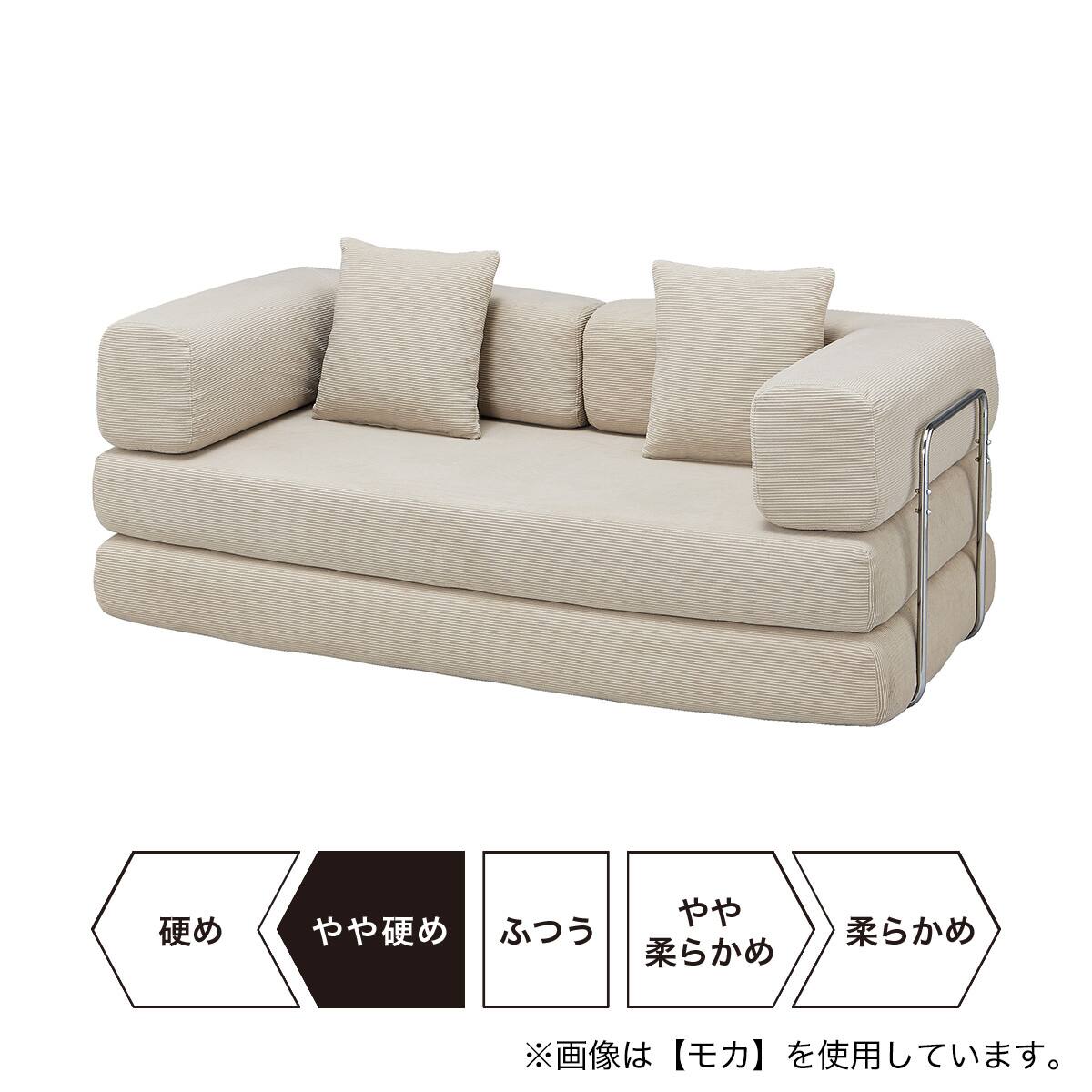 厚さ20cmの圧縮3人掛けソファベッド (FS01 グレー) | ニトリネット