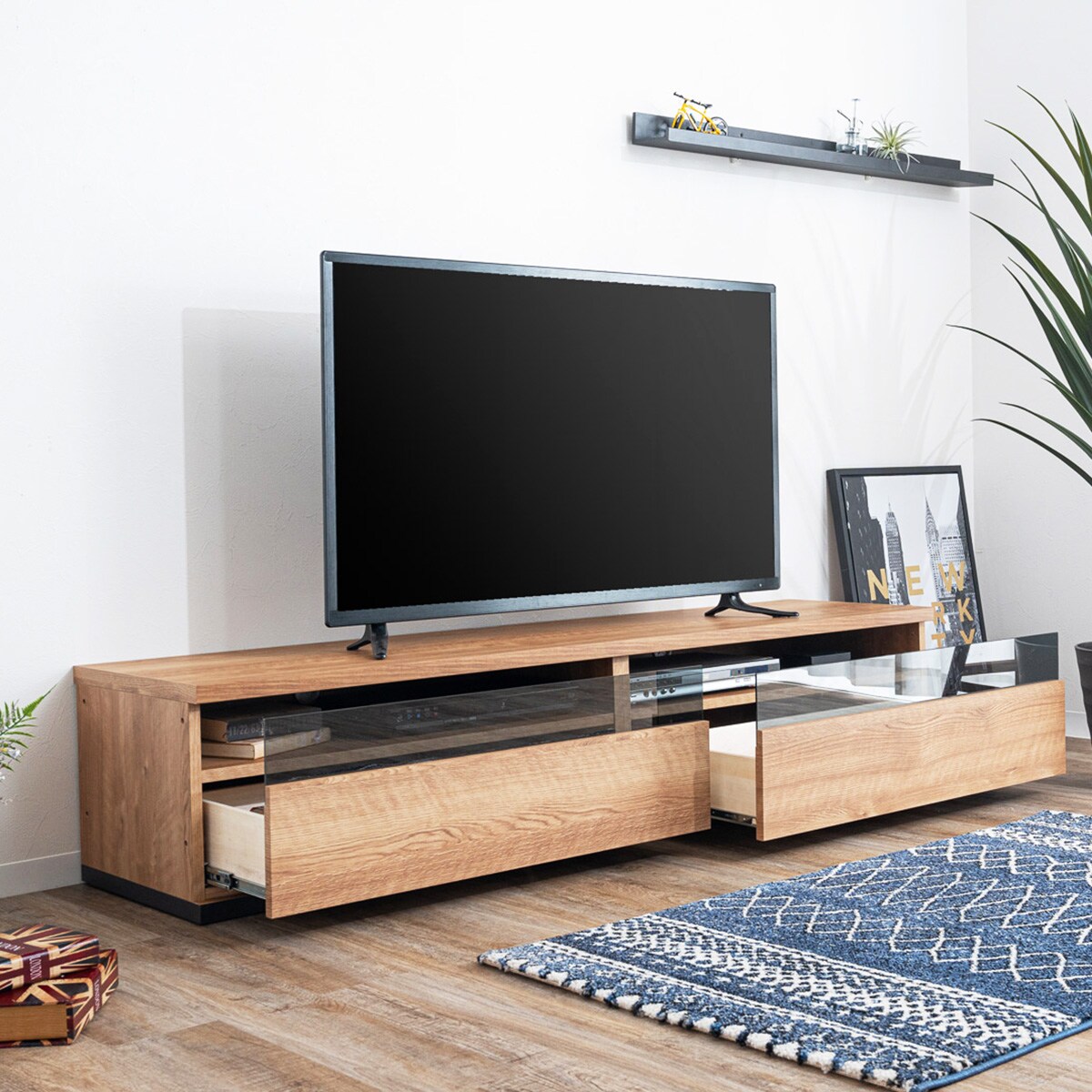 楽天市場】ラタン調テレビ台 幅140cm ニトリ メーカー直送・送料無料 : ニトリ