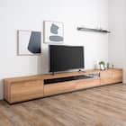 幅広ローボード 幅300cm (150+60+90セット NA) 2枚目画像