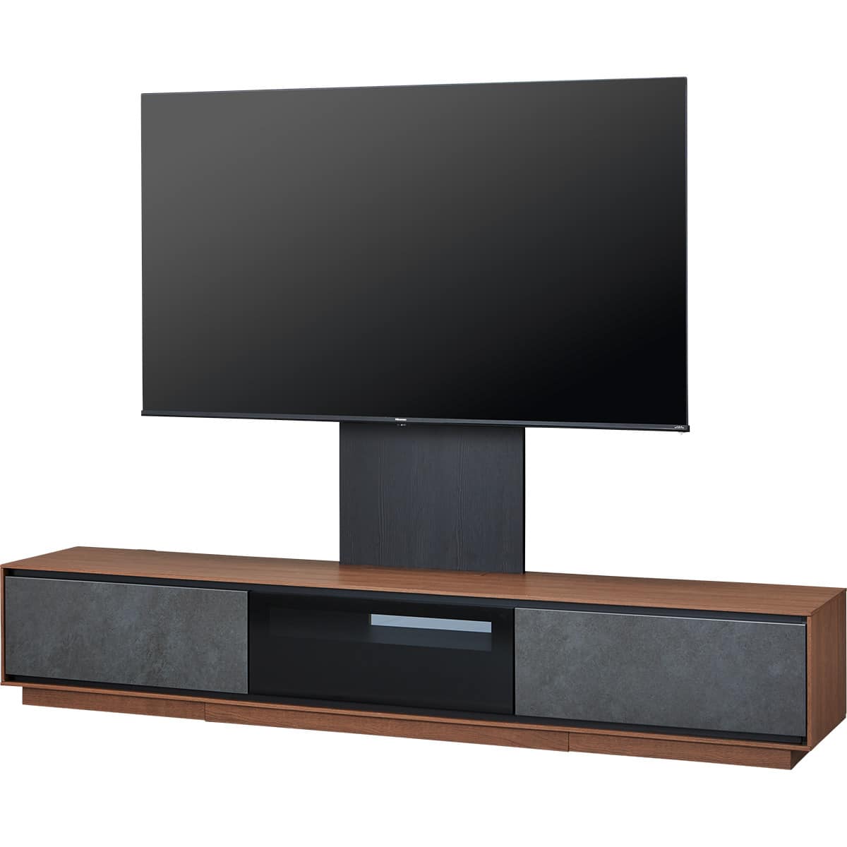 ローボード + TV固定ボードセット (LX01 210 MBR/GY /MX50N BK