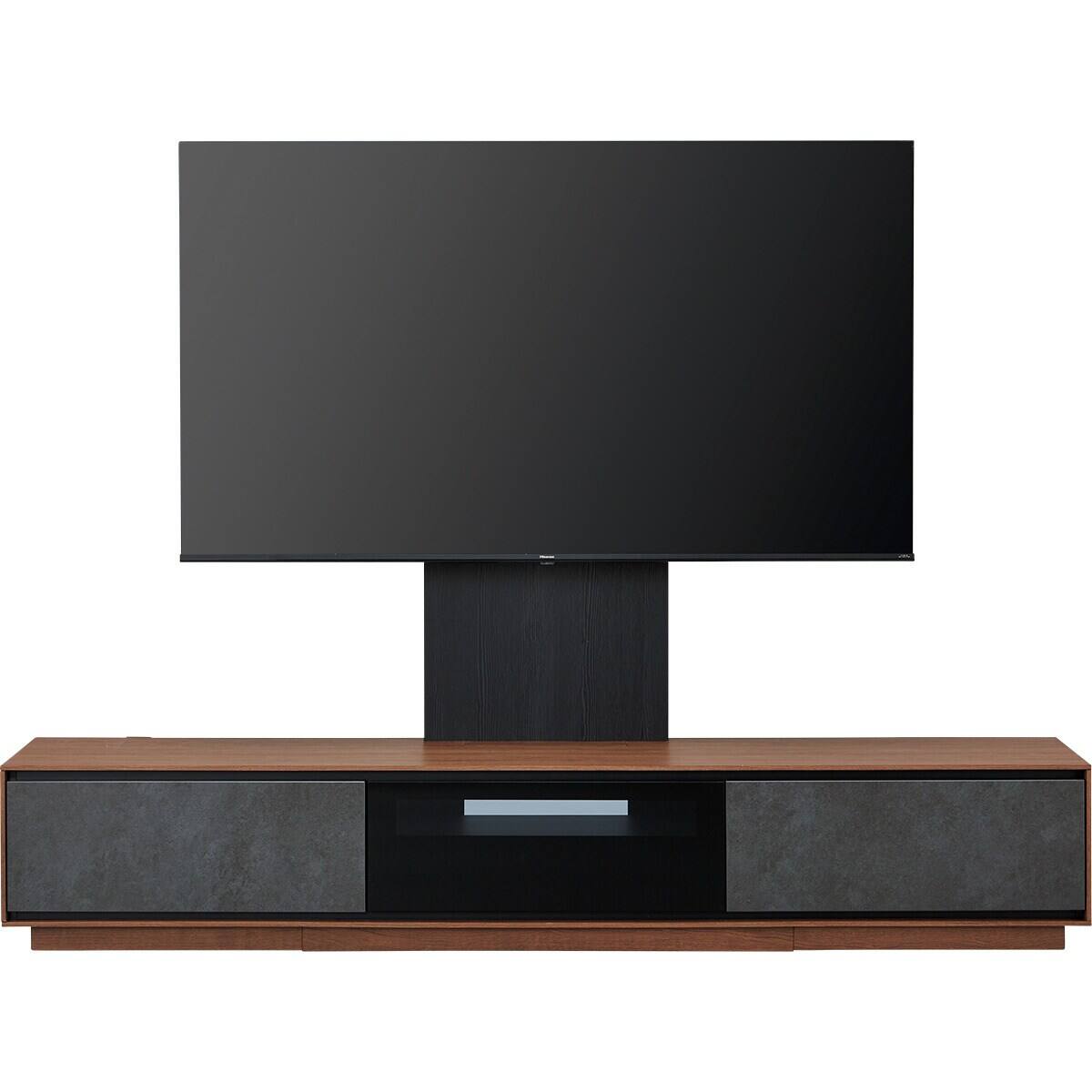 テレビボード + TV固定ボードセット (LX01 210 MBR/GY /MX50N BK