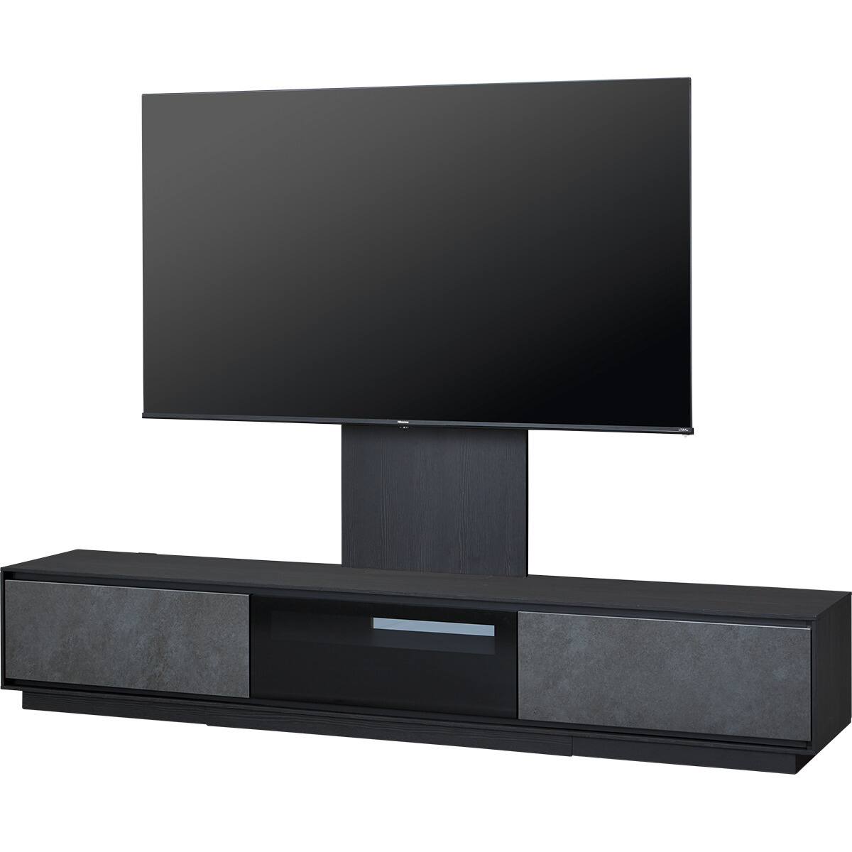 テレビボード + TV固定ボードセット (LX01 210 MBR/GY /MX50N BK