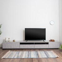 幅広ローボード 幅300cm (150＋60＋90セット GY)