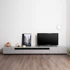 幅広ローボード 幅330cm (180+60+90セット GY) 1枚目画像