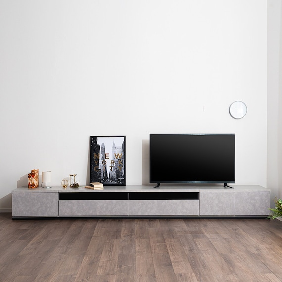 幅広ローボード 幅330cm (180+60+90セット GY) 1枚目画像