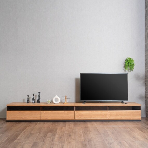 幅広ローボード 幅300cm (150＋150セット NA) 1枚目画像