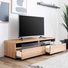 幅広ローボード 幅300cm (150＋150セット NA) 3枚目画像