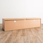 幅広ローボード 幅300cm (150+150セット NA) 11枚目画像