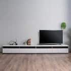 幅広ローボード 幅300cm (150+150セット GY) 1枚目画像