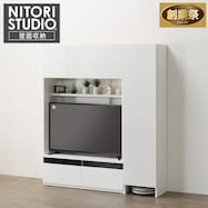 ハイテレビボード2点セット(UF01 150 /トールキャビネット45D)【期間限定価格:11/26~1/5まで】