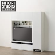 ハイテレビボード2点セット(UF01 150 /トールキャビネット45D)【期間限定価格:11/26~1/5まで】