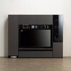ハイテレビボード3点セット(UF01 150/ガラスドアキャビネットR45/トールキャビネット45D-L GY) 2枚目画像